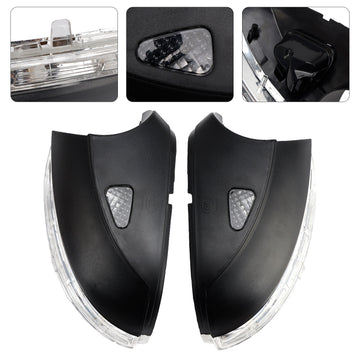 2PCS Door Wing Mirror Indicator Signal Light Side For VW Passat B7 2010-2015 - 0