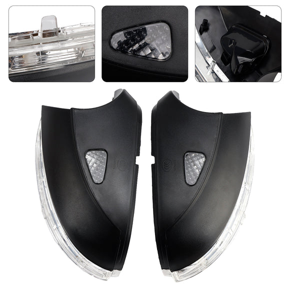 2PCS Door Wing Mirror Indicator Signal Light Side For VW Passat B7 2010-2015