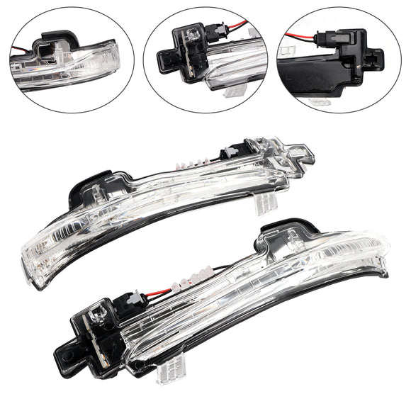 2Pcs Wing Mirror LED Signal Indicator Light For Volvo V40 S60 S80 V60 V70