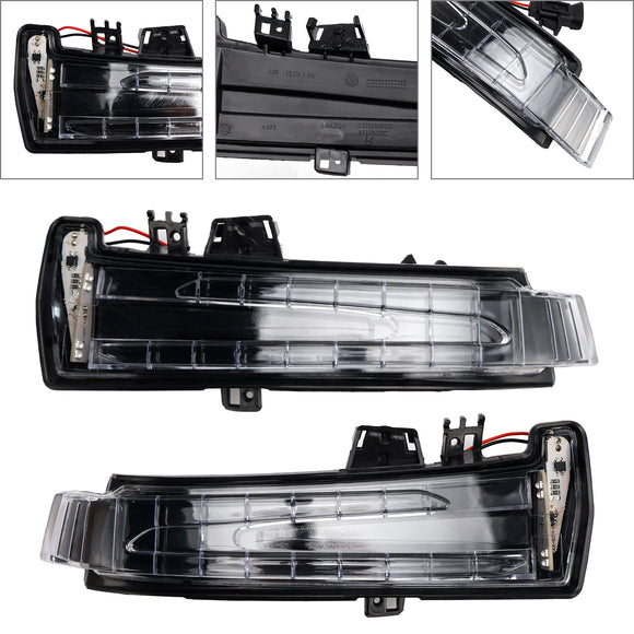 2Pcs Wing Mirror LED Signal Indicator Light For Mercedes W176 W246 W204