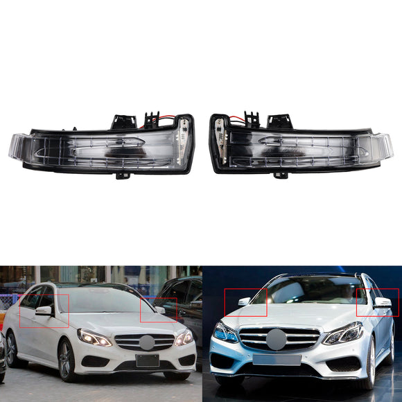 2Pcs Wing Mirror LED Signal Indicator Light For Mercedes W176 W246 W204