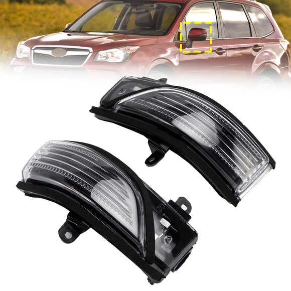 2kpl Wing Mirror LED-merkkivalo Subaru Forester 2014-2015
