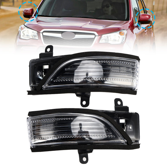 2kpl Wing Mirror LED-merkkivalo Subaru Forester 2014-2015