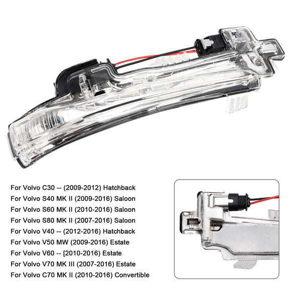 Rechtervleugelspiegel LED-signaalindicatielampje voor Volvo V40 S60 S80 V60 V70