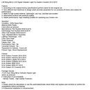 Vasemman siiven peilin LED-merkkivalo Subaru Forester 2014-2015-15