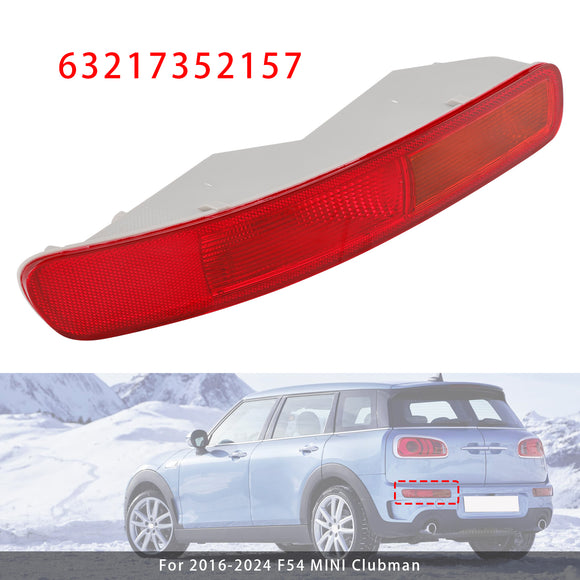 Left LED Rear Bumper Light 63217352157 For MINI Clubman F54 2016-2024