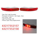 Links + rechts LED-Heckstoßstangenleuchte 63217352157 58 für MINI Clubman F54 2016–2024-4