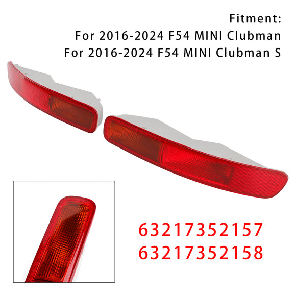 Links + rechts LED-Heckstoßstangenleuchte 63217352157 58 für MINI Clubman F54 2016–2024