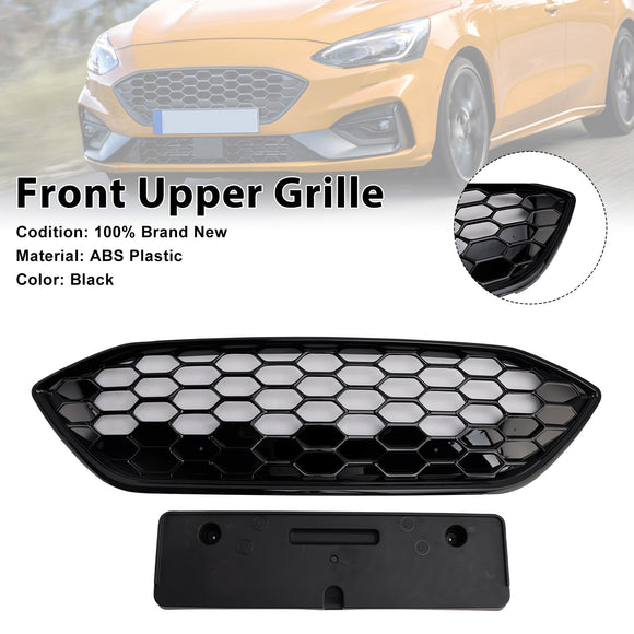 Glanzend zwarte voorbumpergrille, geschikt voor Ford Focus ST + ST Line MK4 2018-2021