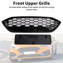 Glanzend zwarte voorbumpergrille, geschikt voor Ford Focus ST + ST Line MK4 2018-2021-4
