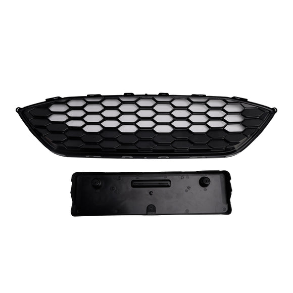 Glanzend zwarte voorbumpergrille, geschikt voor Ford Focus ST + ST Line MK4 2018-2021