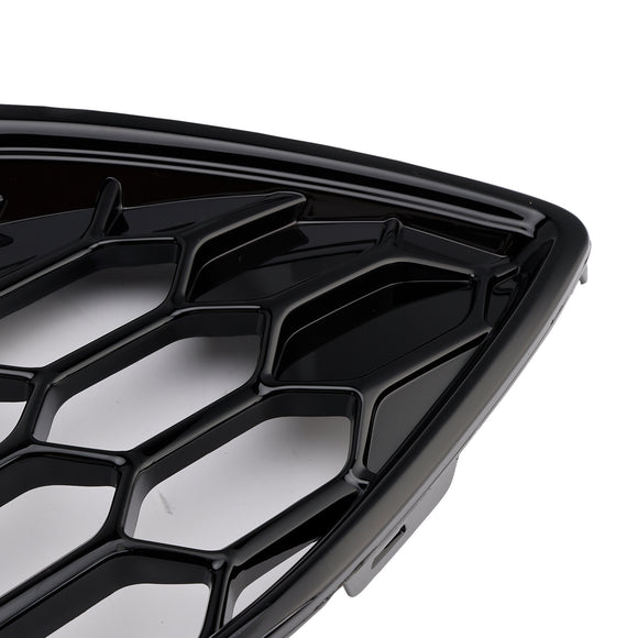 Glanzend zwarte voorbumpergrille, geschikt voor Ford Focus ST + ST Line MK4 2018-2021