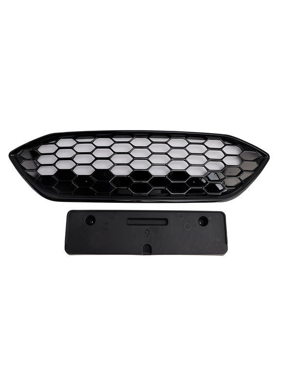 Glanzend zwarte voorbumpergrille, geschikt voor Ford Focus ST + ST Line MK4 2018-2021
