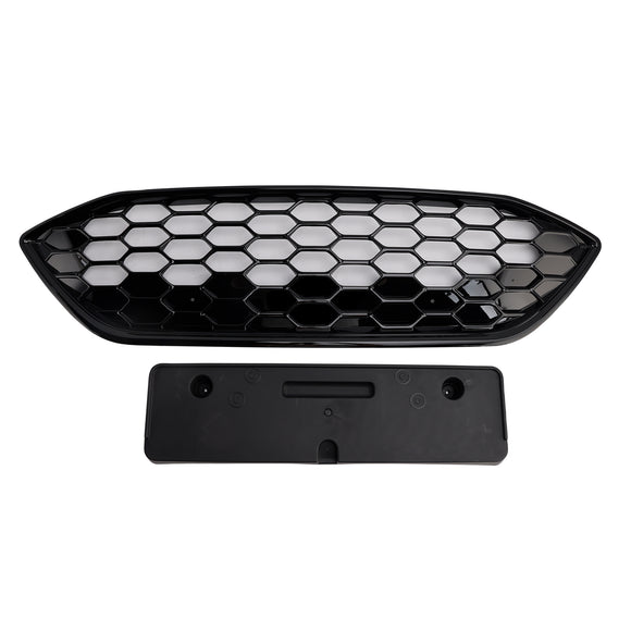 Glanzend zwarte voorbumpergrille, geschikt voor Ford Focus ST + ST Line MK4 2018-2021