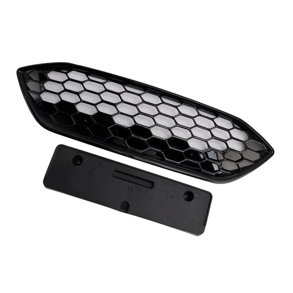 Glanzend zwarte voorbumpergrille, geschikt voor Ford Focus ST + ST Line MK4 2018-2021
