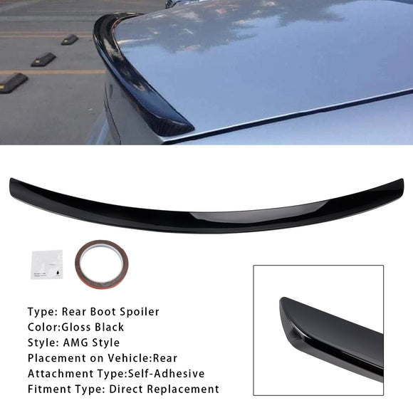 Gloss Black Rear Boot Spoiler For Mercedes-Benz CLS-Class W219 AMG Style 05-10