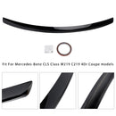 Gloss Black Rear Boot Spoiler For Mercedes-Benz CLS-Class W219 AMG Style 05-10-7