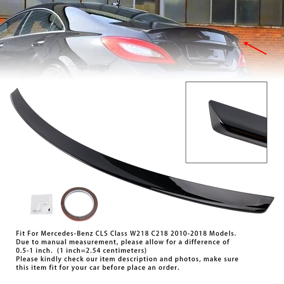 Gloss Black Rear Boot Spoiler For Mercedes-Benz CLS-Class W218 C218 10-18