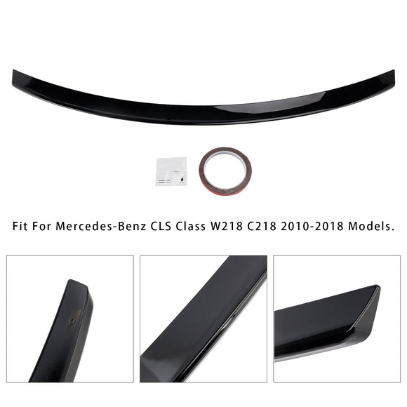 Gloss Black Rear Boot Spoiler For Mercedes-Benz CLS-Class W218 C218 10-18