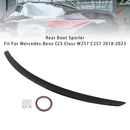 Gloss Black Rear Boot Spoiler For Mercedes-Benz CLS-Class W257 C257 18-23-2