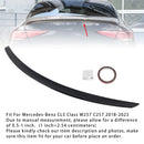Gloss Black Rear Boot Spoiler For Mercedes-Benz CLS-Class W257 C257 18-23-6