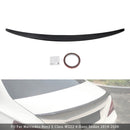 Spoiler trasero negro brillante para Mercedes-Benz Clase S. W222 2014-2020-5