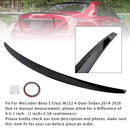 Spoiler trasero negro brillante para Mercedes-Benz Clase S. W222 2014-2020-6