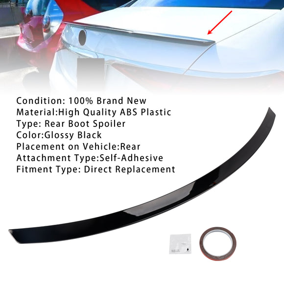 Spoiler trasero negro brillante para Mercedes-Benz Clase S. W223 2021-2025
