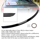 Spoiler trasero negro brillante para Mercedes-Benz Clase S. W223 2021-2025-6
