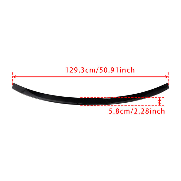 Spoiler trasero negro brillante para Mercedes-Benz Clase S. W223 2021-2025