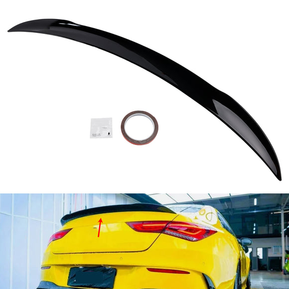 Spoiler trasero negro brillante para Mercedes-Benz CLA-Class W118 C118 2019+