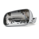 Left&Right Side Door Mirror Cover Silvery For VW Golf Mk4 1998-2004-1