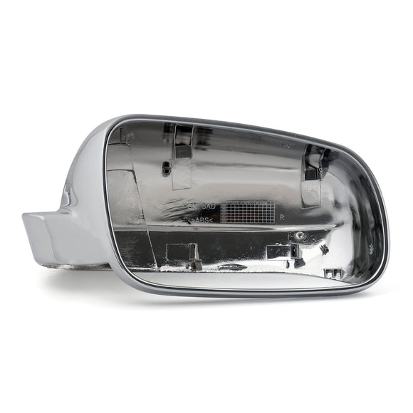 Left&Right Side Door Mirror Cover Silvery For VW Golf Mk4 1998-2004
