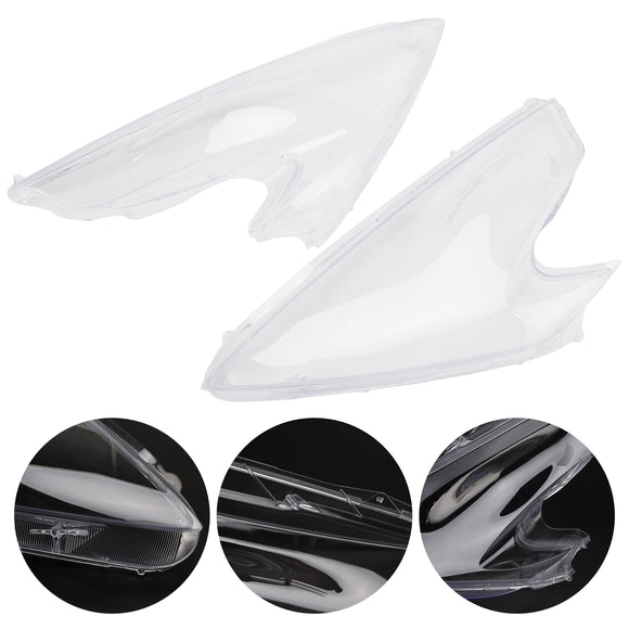 2Pcs Front Headlight Lens Cover+Glue For Nissan 370Z 2009-2021 Replace US