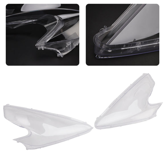 2Pcs Front Headlight Lens Cover+Glue For Nissan 370Z 2009-2021 Replace US