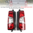 Left+Right Side Rear Tail Light Back Lamp For Peugeot Partner 2018-2024-2