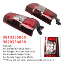 Left+Right Side Rear Tail Light Back Lamp For Peugeot Partner 2018-2024-6