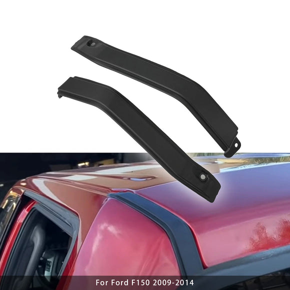 Ford F-150 2009-2014 Left+Right Exterior Cab Corner Roof Moldings 9L3Z-1651729-AA