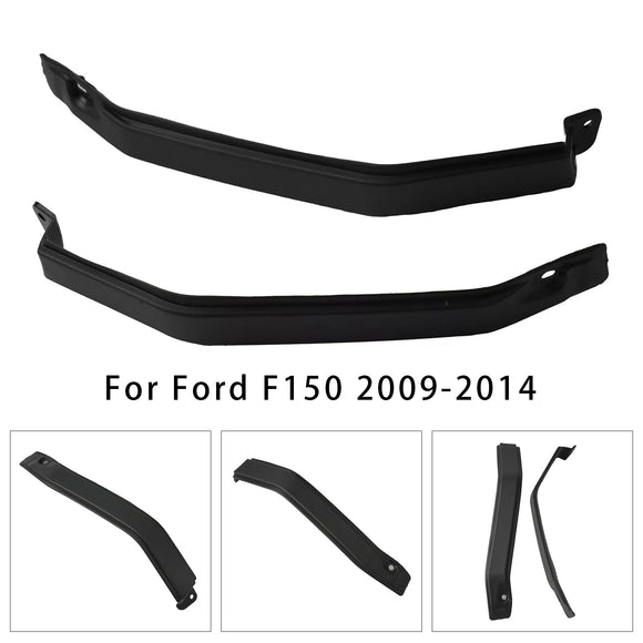 Ford F-150 2009-2014 Left+Right Exterior Cab Corner Roof Moldings 9L3Z-1651729-AA