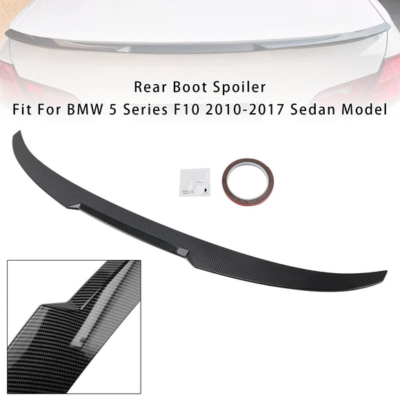 Carbon Fiber Look takaspoileri BMW 5-sarjan F10 2010-2016 M4 Style