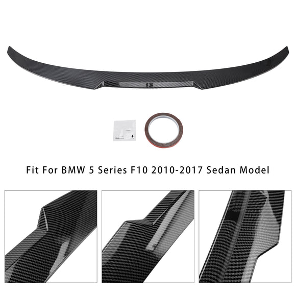 Carbon Fiber Look takaspoileri BMW 5-sarjan F10 2010-2016 M4 Style