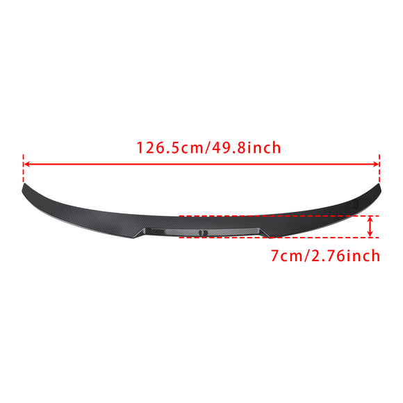 Carbon Fiber Look takaspoileri BMW 5-sarjan F10 2010-2016 M4 Style