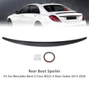 Spoiler trasero con aspecto de fibra de carbono para Mercedes-Benz Clase S. W222 2014-2020-6
