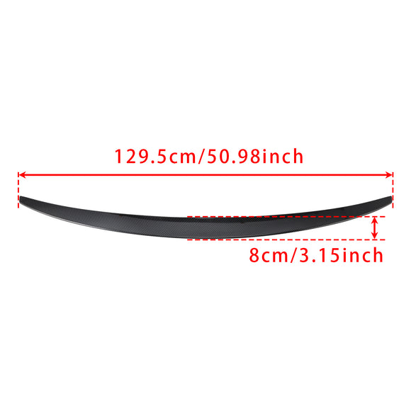 Spoiler trasero con aspecto de fibra de carbono para Mercedes-Benz Clase S. W222 2014-2020