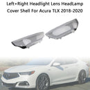 2018–2020 Acura TLX links + rechts Scheinwerferlinse Scheinwerfer-Abdeckungsschale-4