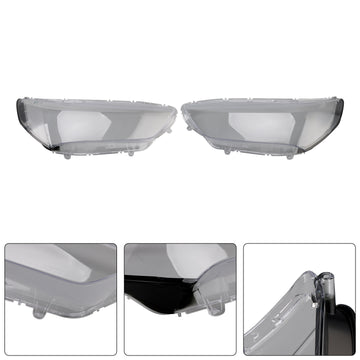 2018-2020 Acura TLX Left+Right Headlight Lens HeadLamp Cover Shell - 0