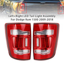 Left+Right LED Tail Light Assembly For Dodge Ram 1500 2009-2018-2