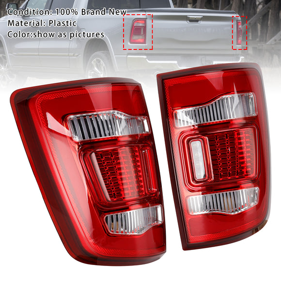 Left+Right LED Tail Light Assembly For Dodge Ram 1500 2009-2018