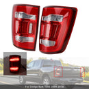 Left+Right LED Tail Light Assembly For Dodge Ram 1500 2009-2018-5