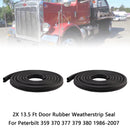 2X 13.5 Ft Door Rubber Weatherstrip Seal For Peterbilt 359 370 377 379 380 1986-2007-3